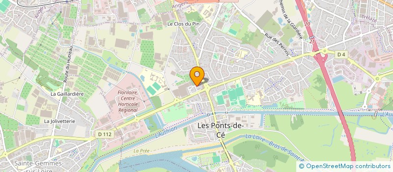 localisation de l'entreprise MADAME VALERIE ANDOUARD  LES PONTS-DE-CE