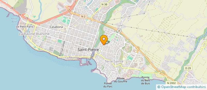 localisation de l'entreprise MADAME VALERIE ANDRADE à SAINT-PIERRE