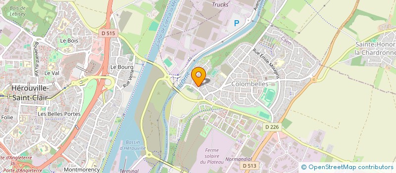 localisation de l'entreprise MADAME VALERIE ANDRE  COLOMBELLES