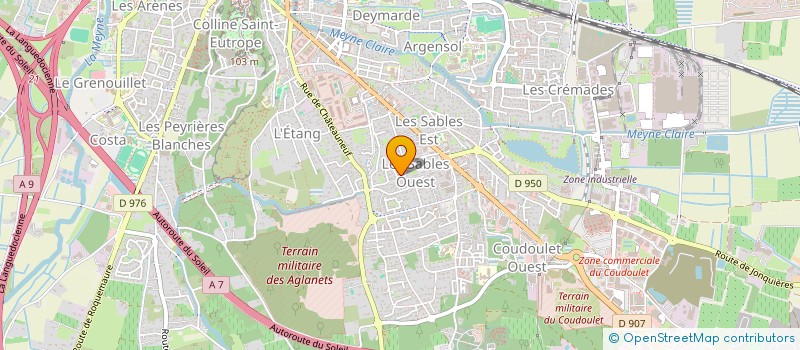 localisation de l'entreprise MADAME VALERIE ANDRES à ORANGE