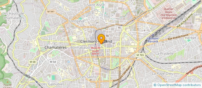 localisation de l'entreprise MADAME VALERIE ANDRIEU à CLERMONT-FERRAND