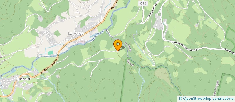 localisation de l'entreprise MADAME VALERIE ANDRIEU  LE SYNDICAT