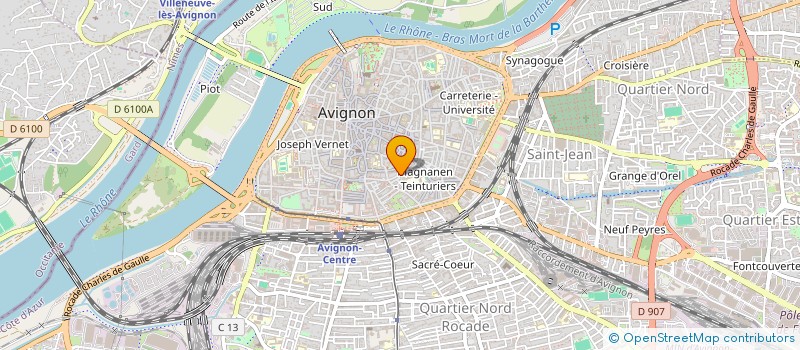 localisation de l'entreprise MADAME VALERIE ANDRIEU à AVIGNON