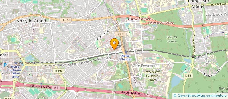 localisation de l'entreprise MADAME VALERIE-ANNE LETEMBET-IPPET  NOISY-LE-GRAND