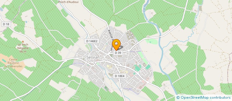 localisation de l'entreprise MADAME VALERIE ANTOINE  SERVIAN