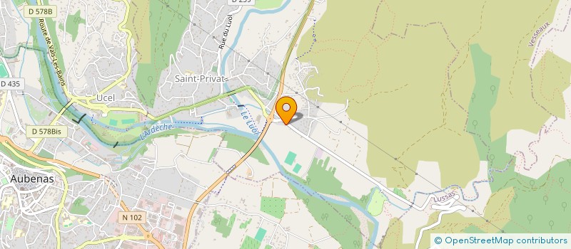 localisation de l'entreprise MADAME VALERIE ARBA-MELINE  SAINT-PRIVAT