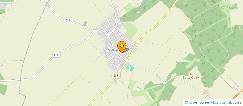 localisation de l'entreprise MADAME VALERIE ARNAULD  CORBREUSE