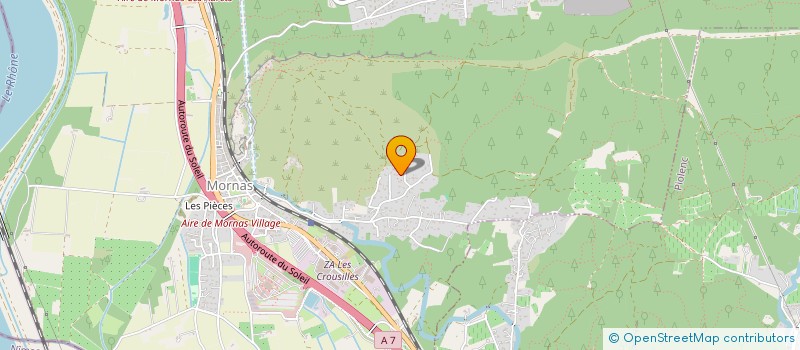 localisation de l'entreprise MADAME VALERIE ARNOUX  MORNAS