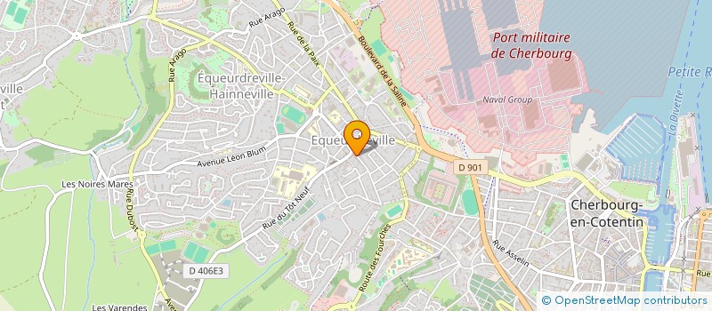 localisation de l'entreprise MADAME VALERIE ARZUR  CHERBOURG-EN-COTENTIN