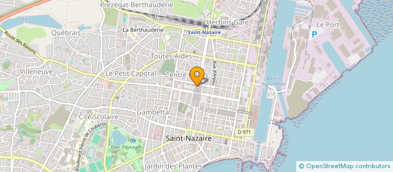 localisation de l'entreprise MADAME VALERIE ASTRIE  SAINT-NAZAIRE