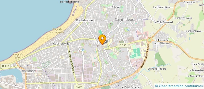 localisation de l'entreprise MADAME VALERIE AUBRY à SAINT-MALO