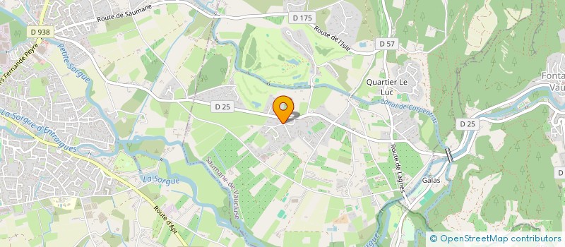 localisation de l'entreprise MADAME VALERIE AUBRY  SAUMANE-DE-VAUCLUSE