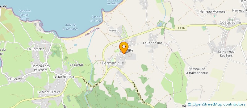 localisation de l'entreprise MADAME VALERIE AUBRY  FERMANVILLE