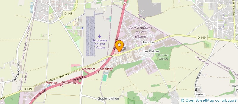 localisation de l'entreprise MADAME VALERIE AUDIBERT  CHAPONNAY