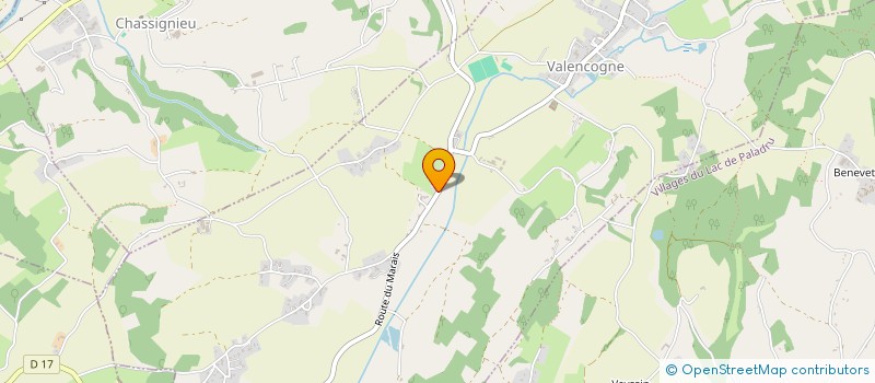 localisation de l'entreprise MADAME VALERIE AUGE à VALENCOGNE