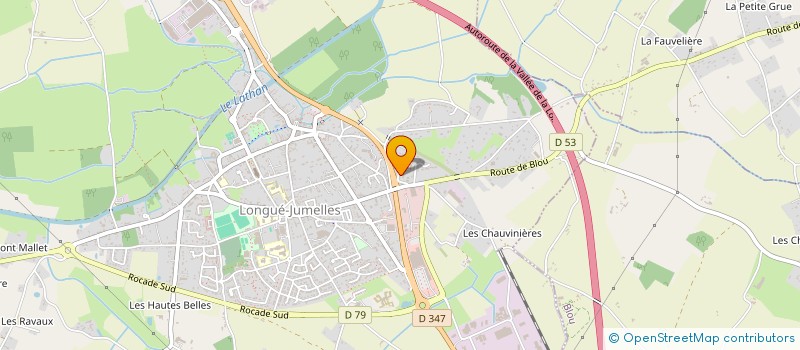 localisation de l'entreprise MADAME VALERIE AUGEREAU  GENNES-VAL-DE-LOIRE