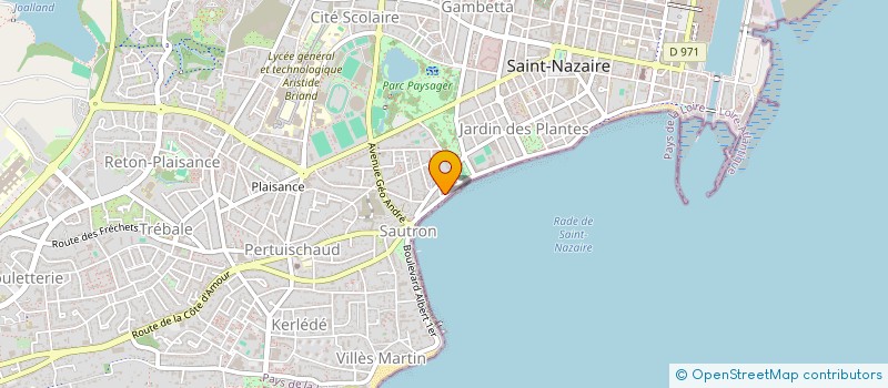 localisation de l'entreprise MADAME VALERIE AULARD à SAINT-NAZAIRE