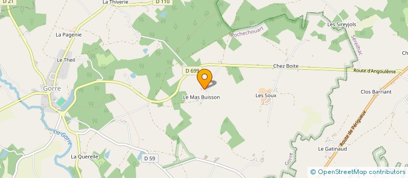 localisation de l'entreprise MADAME VALERIE AUPETIT à GORRE