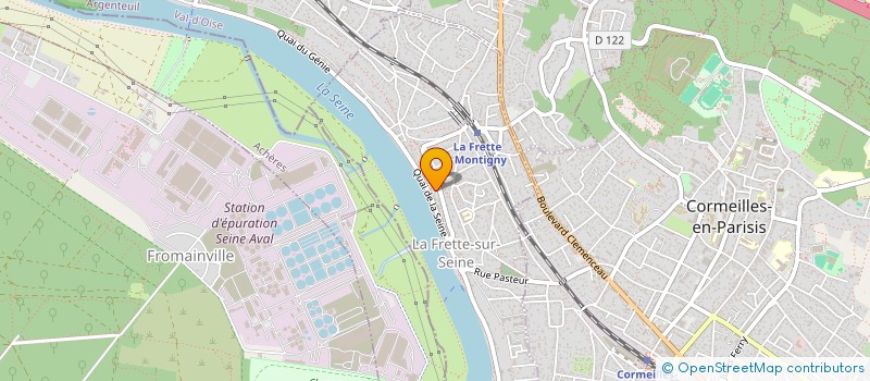 localisation de l'entreprise MADAME VALERIE AUSSENARD à FRETTE SUR SEINE (LA)