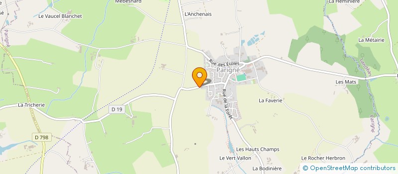 localisation de l'entreprise MADAME VALERIE AUVROUIN  PARIGNE