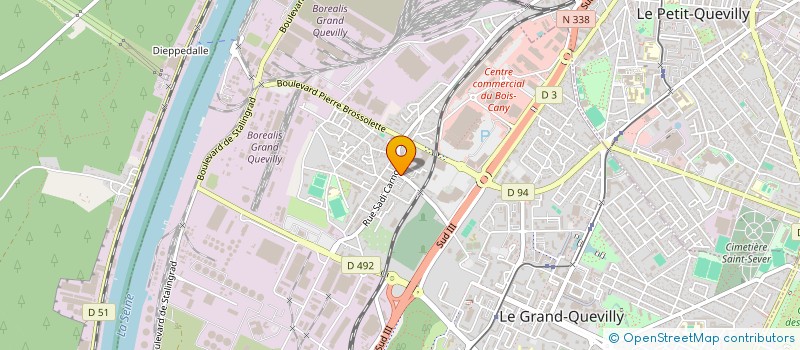 localisation de l'entreprise MADAME VALERIE AVIGNON  LE GRAND-QUEVILLY