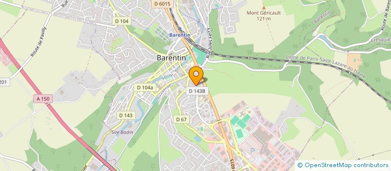 localisation de l'entreprise MADAME VALERIE AYIVI  BARENTIN