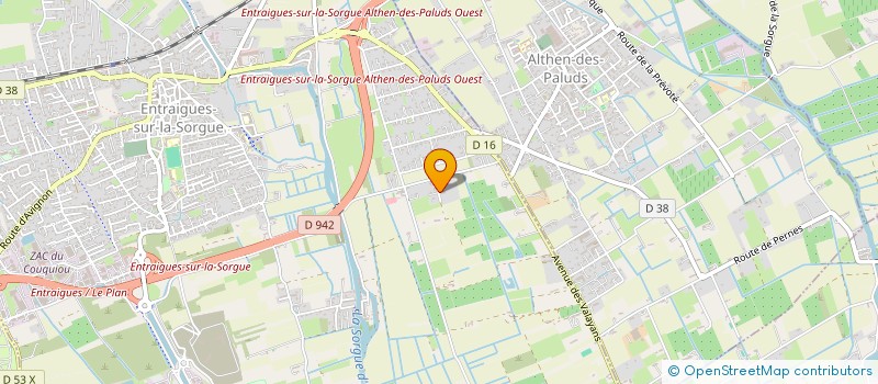 localisation de l'entreprise MADAME VALERIE AYME à ENTRAIGUES-SUR-LA-SORGUE