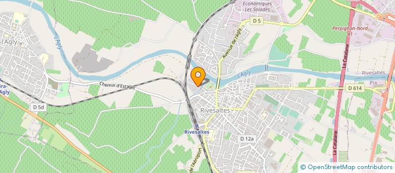 localisation de l'entreprise MADAME VALERIE AZIBERT  RIVESALTES