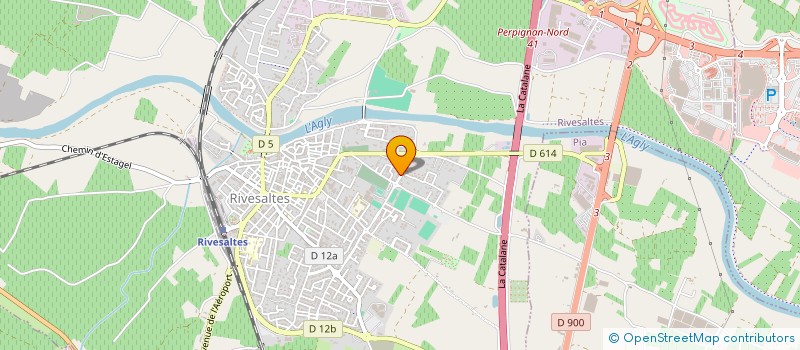 localisation de l'entreprise MADAME VALERIE BACHELOT  RIVESALTES