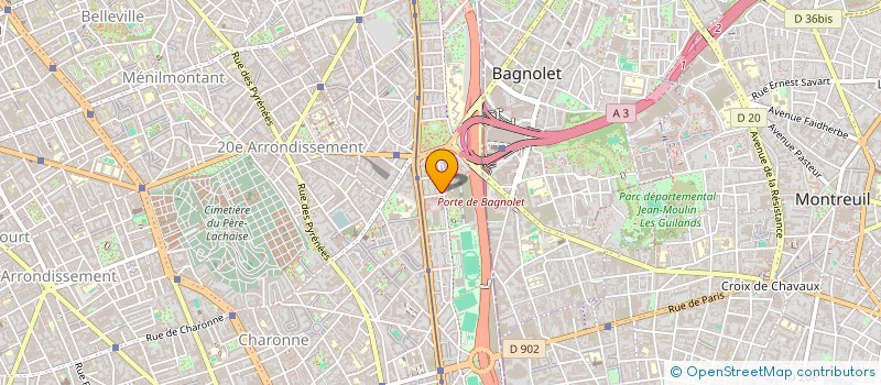 localisation de l'entreprise MADAME VALERIE BACHOT  PARIS