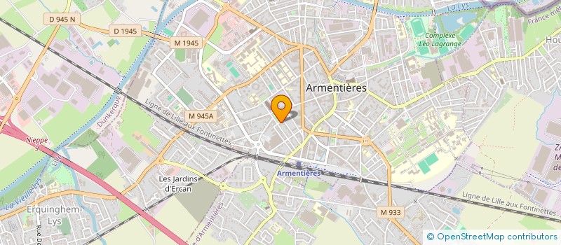 localisation de l'entreprise MADAME VALERIE BACRO à ARMENTIERES