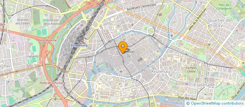 localisation de l'entreprise MADAME VALERIE BAHU à STRASBOURG