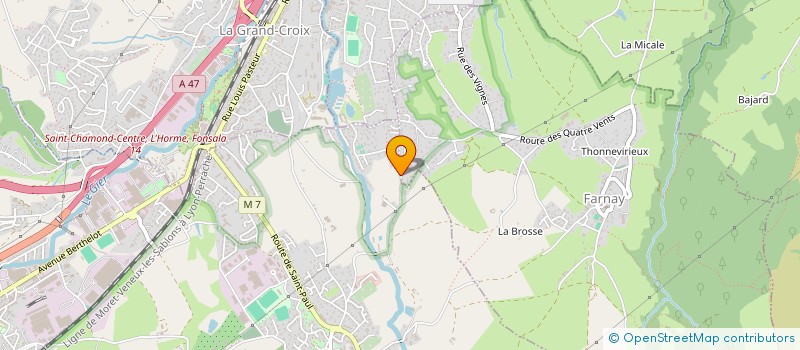 localisation de l'entreprise MADAME VALERIE BALDACHINO  SAINT-CHRISTO-EN-JAREZ