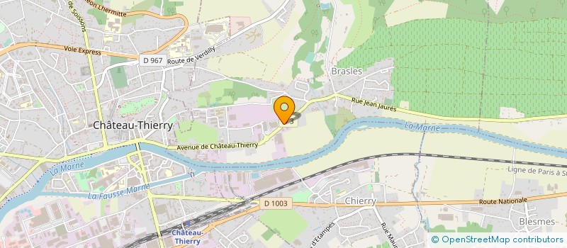 localisation de l'entreprise MADAME VALERIE BALDUZZI  BRASLES