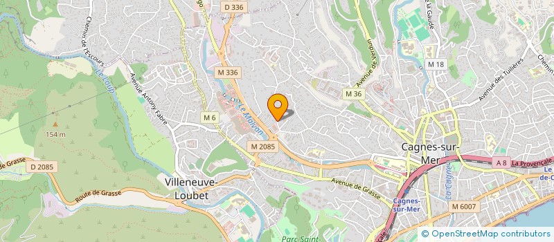 localisation de l'entreprise MADAME VALERIE BANDECCHI à CAGNES-SUR-MER