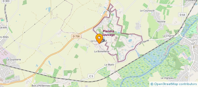 localisation de l'entreprise MADAME VALERIE BARABE  PORT-SAINT-PERE