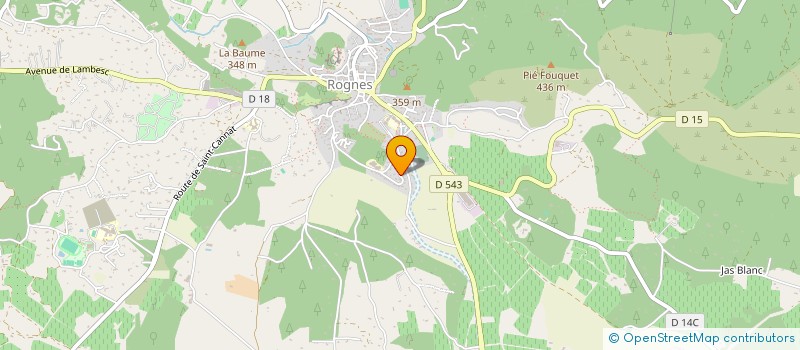 localisation de l'entreprise MADAME VALERIE BARAGIS à ROGNES