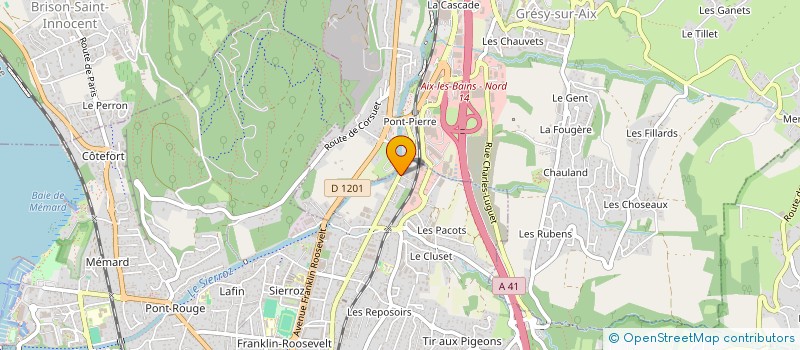 localisation de l'entreprise MADAME VALERIE BARBADAUX à AIX-LES-BAINS
