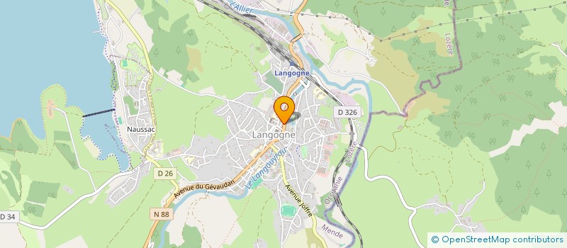 localisation de l'entreprise MADAME VALERIE BARBEY  LANGOGNE