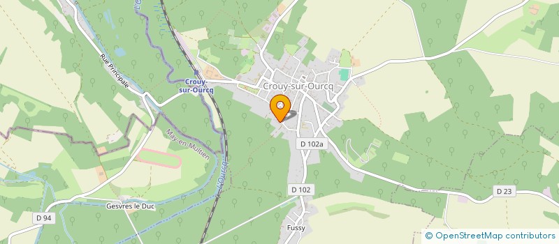 localisation de l'entreprise MADAME VALERIE BARBIER  CROUY-SUR-OURCQ