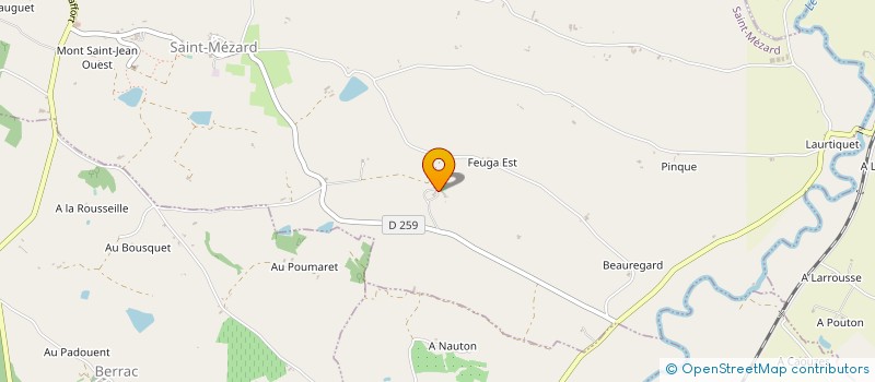 localisation de l'entreprise MADAME VALERIE BARBOT  SAINT-MEZARD