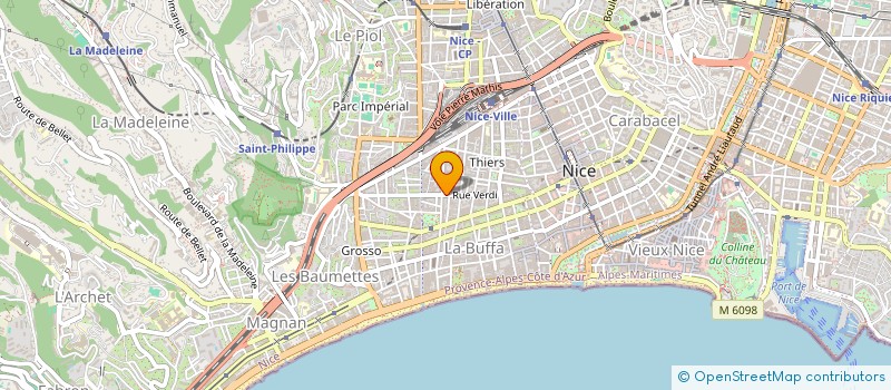 localisation de l'entreprise MADAME VALERIE BARDI  NICE