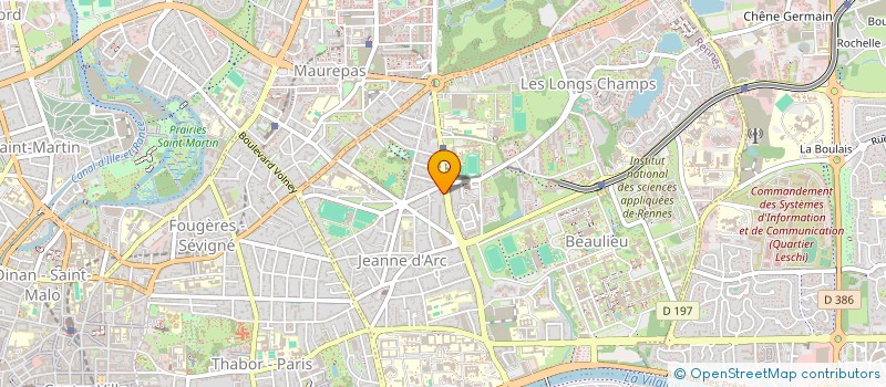 localisation de l'entreprise MADAME VALERIE BARGAS  RENNES