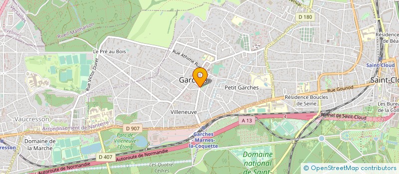 localisation de l'entreprise MADAME VALERIE BARLOIS à GARCHES