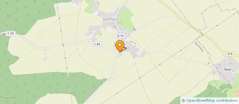 localisation de l'entreprise MADAME VALERIE BARRAY  HENNEZIS