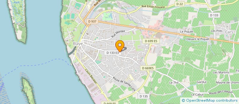 localisation de l'entreprise MADAME VALERIE BARRE à BLAYE