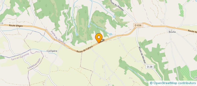 localisation de l'entreprise MADAME VALERIE BARRES  PORTE-DU-QUERCY