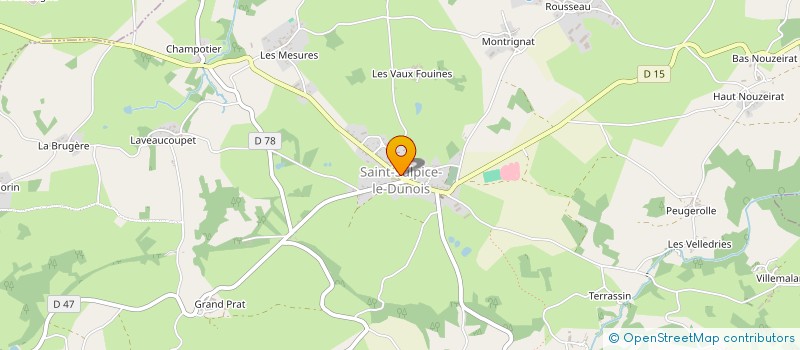 localisation de l'entreprise MADAME VALERIE BARTHELEMY à SAINT-SULPICE-LE-DUNOIS