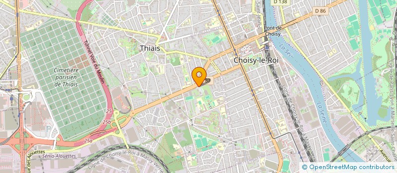 localisation de l'entreprise MADAME VALERIE BARTHELEMY  THIAIS