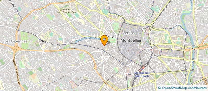localisation de l'entreprise MADAME VALERIE BASCOUL à MONTPELLIER